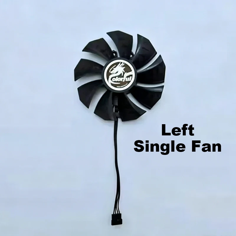 90mm+80mm DC12V 4Pin Serial GPU Cooling Fan For Colorful RTX3070 RTX3080 RTX3080Ti RTX3090 BattleAx Triple Fan Cooler