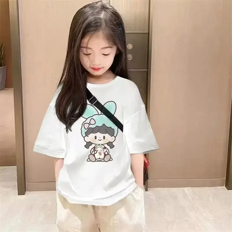 3-14 Years Old Boys Girls 2023 Summer T-shirts High Quality Cotton Brand Kids Tshirts Fashion Baby Tops Tee Designer Print