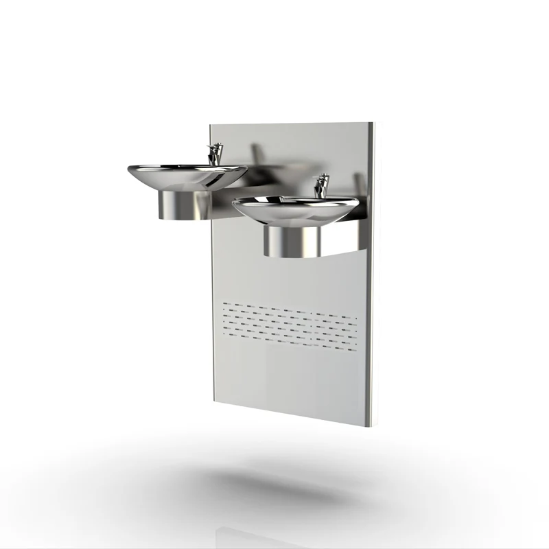 

Barrier-free wall-mounted 304 316 stainless steel water dispenser Outdoor public area Gym water dispenser