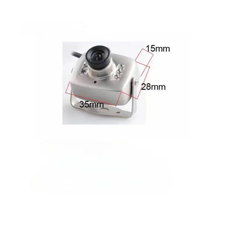 미니 적외선 카메라, 120 도 광각 렌즈, 600TVL 마이크로 카메라, FPV PAL/NTSC 나이트 비전 모니터링, 208C, 1 개