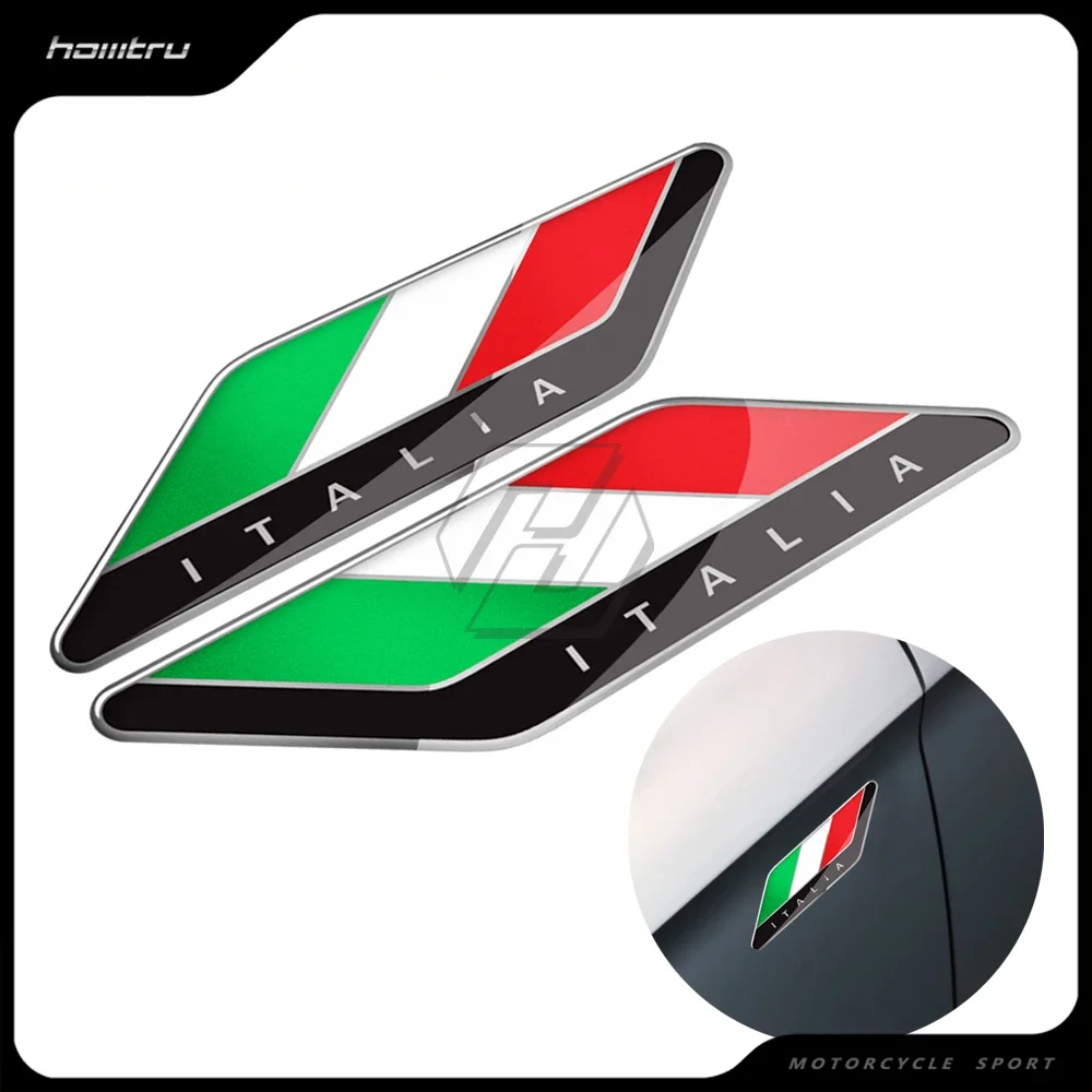 3D Italy Flag Sticker Italia Decal Case for Aprilia Ducati monster for BMW Motorrad R1200GS R1250GS C650RT
