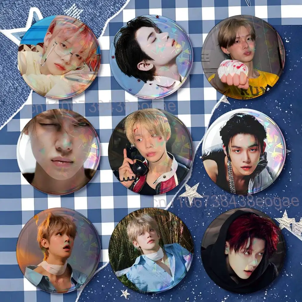 Y-YEONJUN T-TXT-T HD Print Badges Pretty Round Display Brooches IP merchandise 32mm 58mm 75mm 44mm 25mm