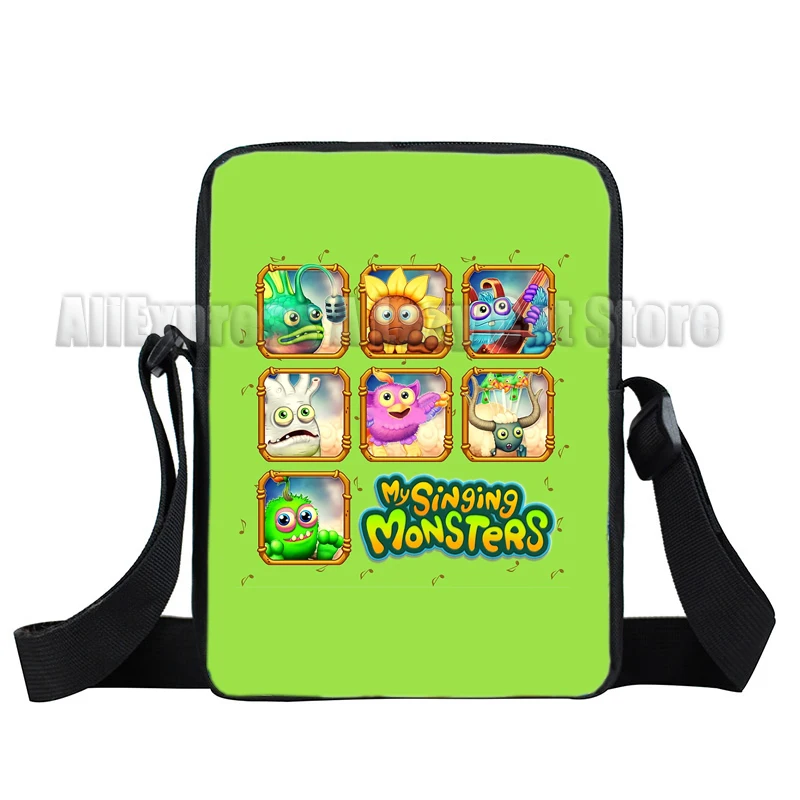 My Singing Monsters Kawaii Bag Kids Boys Cartoon Shoulder Bag for Children New Crossbody Bag Small Phone Purse Bolsa Feminina