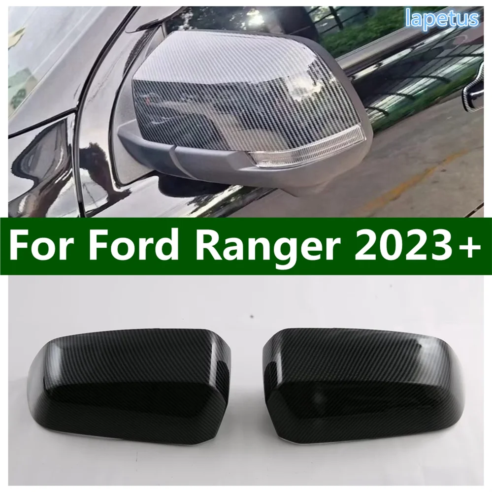 

Outside Door Rear View Mirror Protector Housing Shell Cover Trim Garnish Molding Cover Trim Fit For Ford Ranger 2023 2024