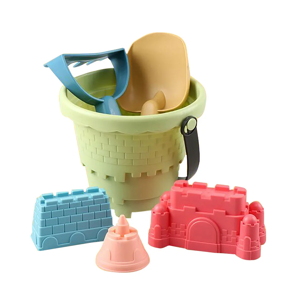 Beach Bucket Kid Plaything Outdoor Toys for Kids Sand Plastic Child Playing Children Toddler