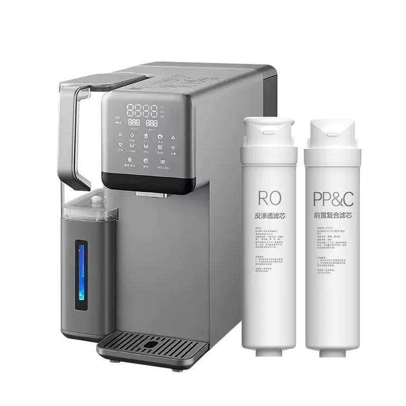 Home Hot Water Treatment with Touch Screen RO Reverse Osmosis Purifier H2 Water Generator Filter Dispensers