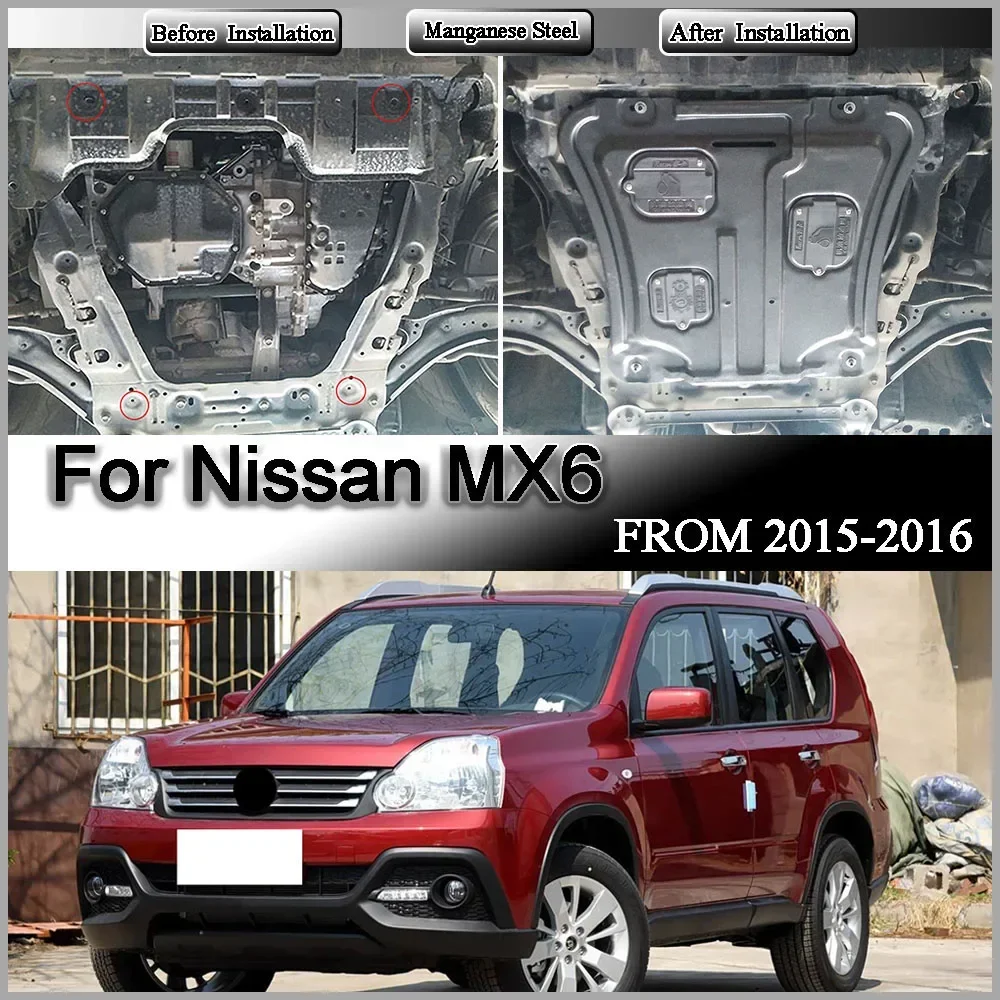 Motorschutzplatte Spritzschutzblech Schmutzfänger Abdeckung Schmutzschürze Hochwertiger Schmutzfänger für Nissan MX6 2015-2016 2.0L