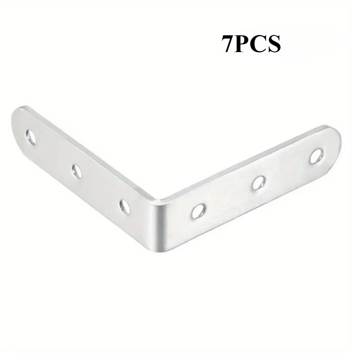 7pcs stainless steel corner brace L-shaped right angle bracket fasteners with screws as a gift