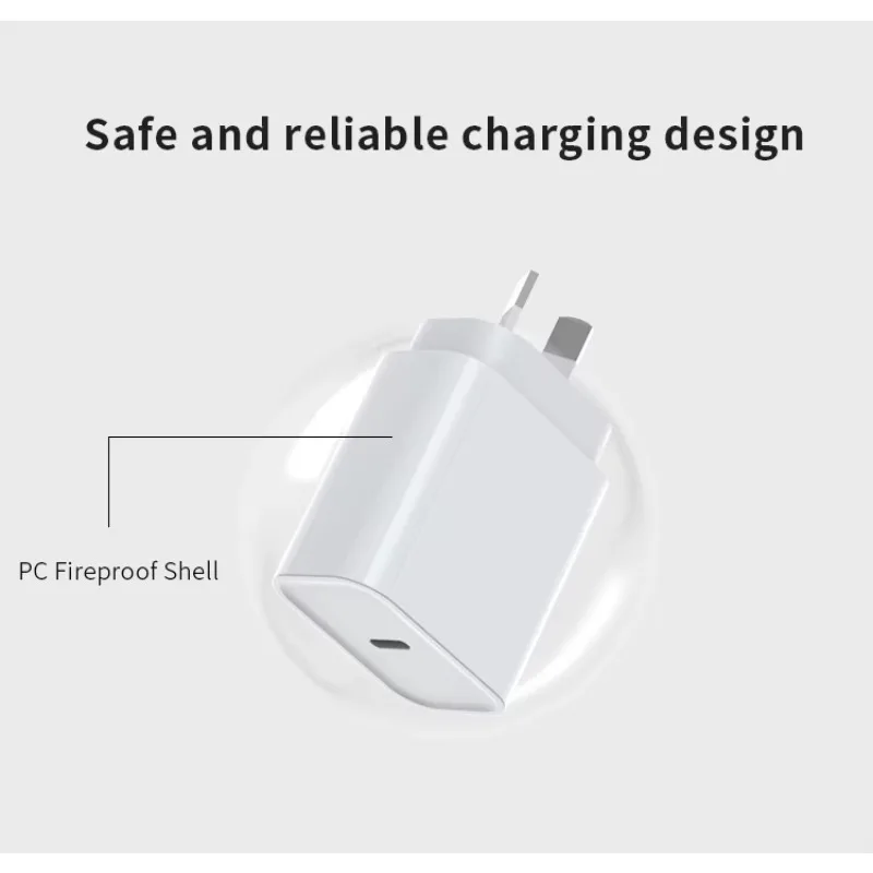 Computer Flame Retardant Material 20w Wall Charger American QC 3.0 Mobile Phone Charger Suitable For Apple Samsung