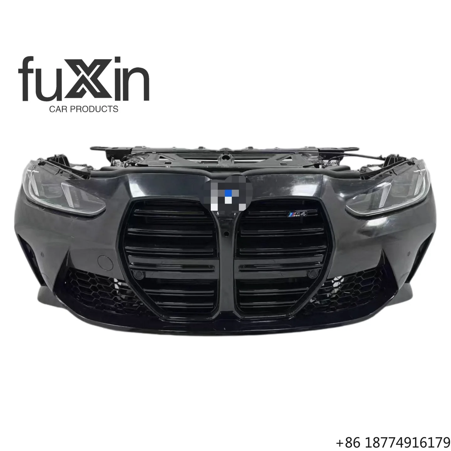 

For M4 G82 Front Nozzle Assembly Bumper Middle Net Headlight Water Tank Electronic Fan New ABS Material Original Factory