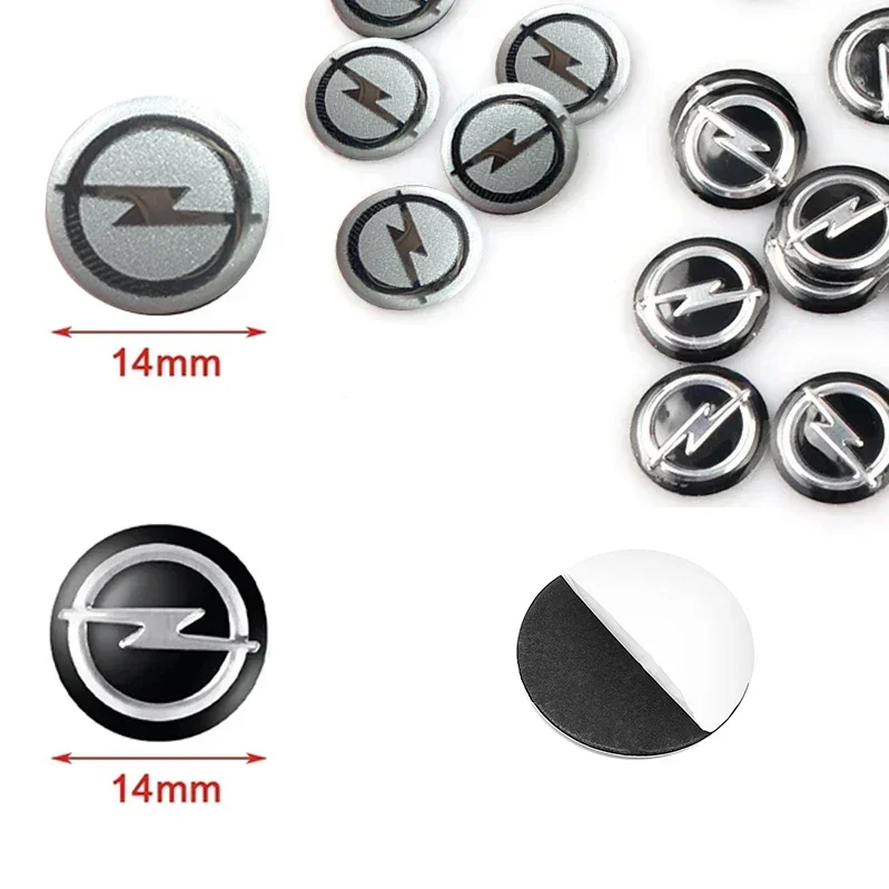 Car Stickers Opel Dedicated Key Shell Emblem Paster For Opel Adam Ampera Corsa Insignia Karl Rocks-e Astra New Energy Crossland