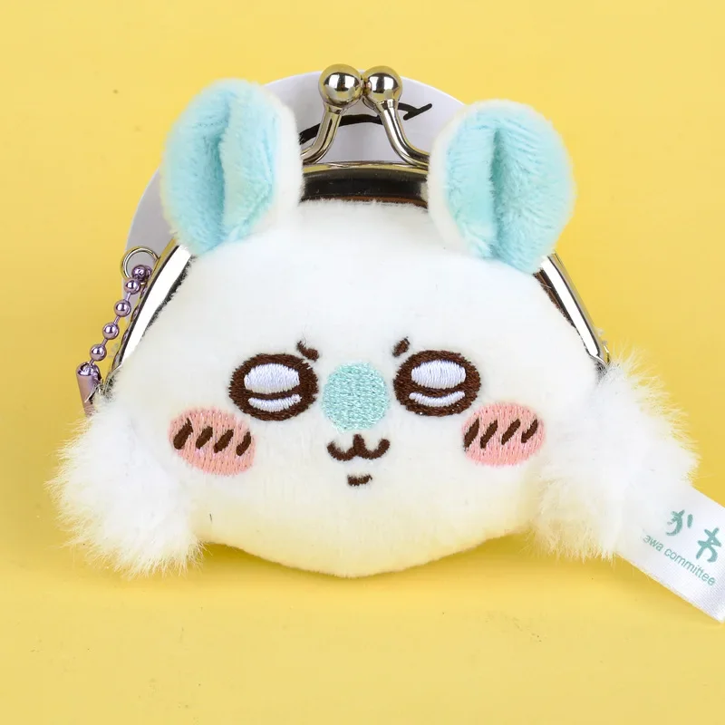 jiyi Coin Wallet Hachiware Usagi Pendant Momoka Sea Otter Bag Toy Decoration Keychain Portable Wallet Girl Holiday Gift view 6