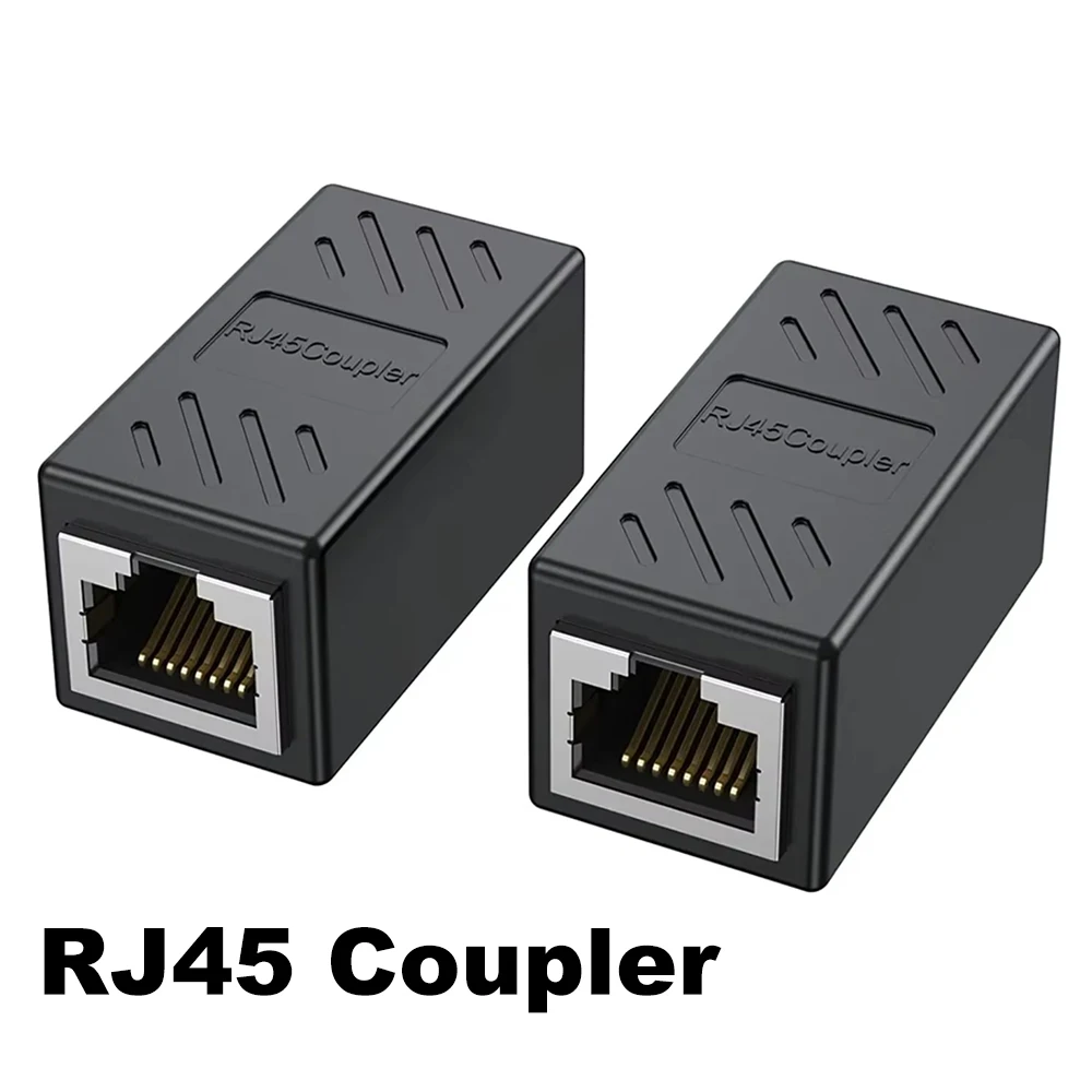 

RJ45 Coupler Ethernet Cable Coupler RJ45 LAN Connector Cat7 Cat6 Cat5e Ethernet Line Extender Adapter Connector Female to Female