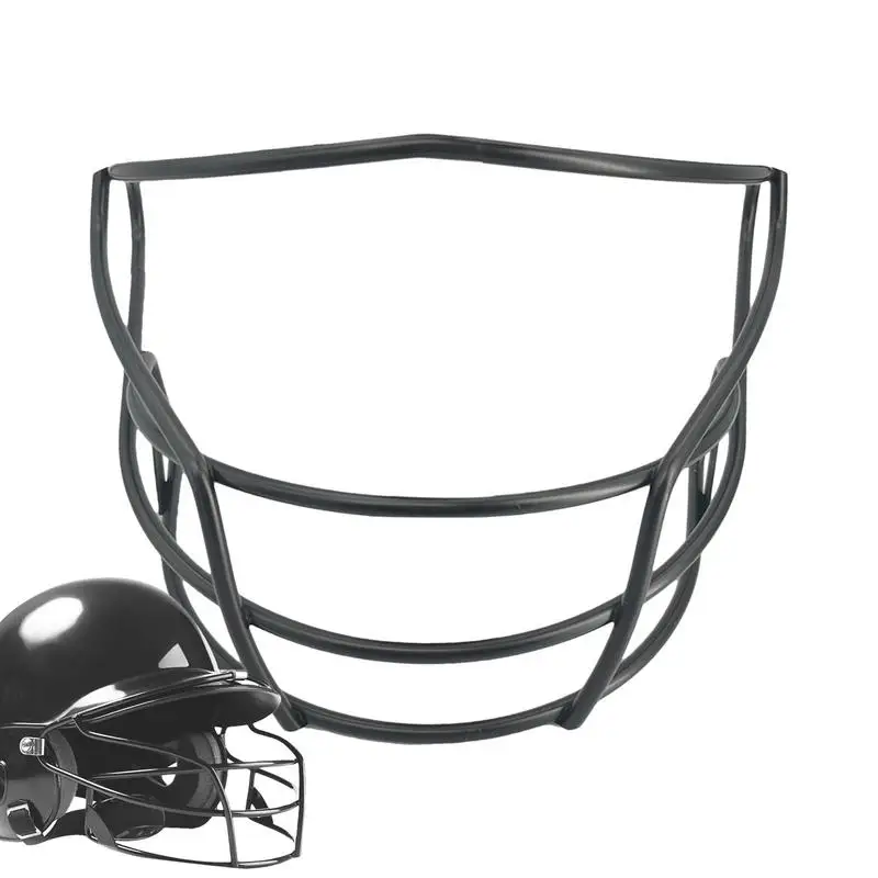 

Batting Face Guard Youth Softball Batting Face Cover Metal Face Protector With Wide Vision Sport Equipment Face Guard Attachment