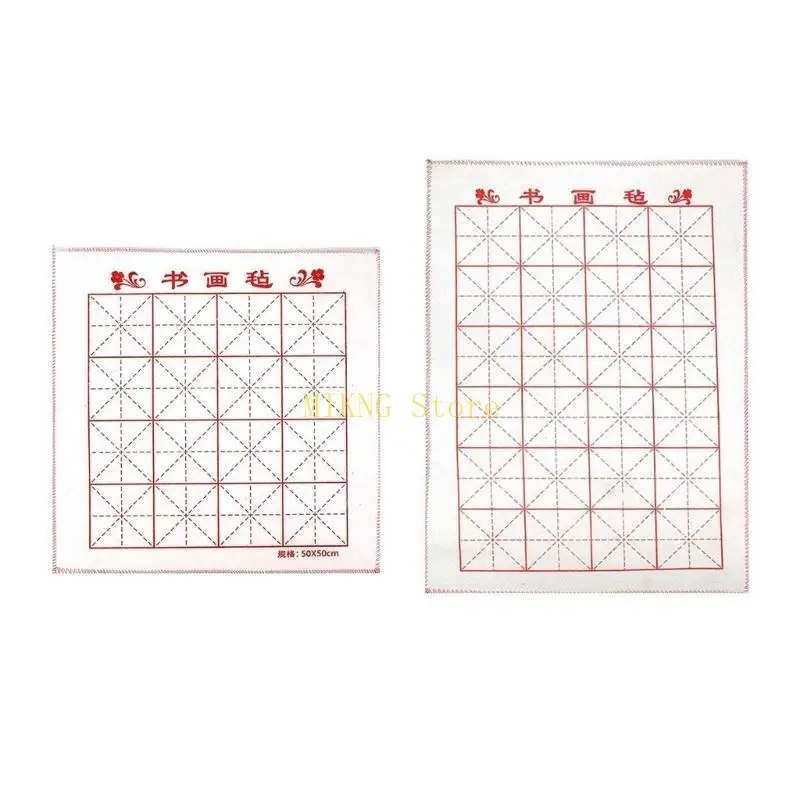 Chinese Drawing Felt Mat Xuan Paper Gridded Painting Felt Desk Pad best sale