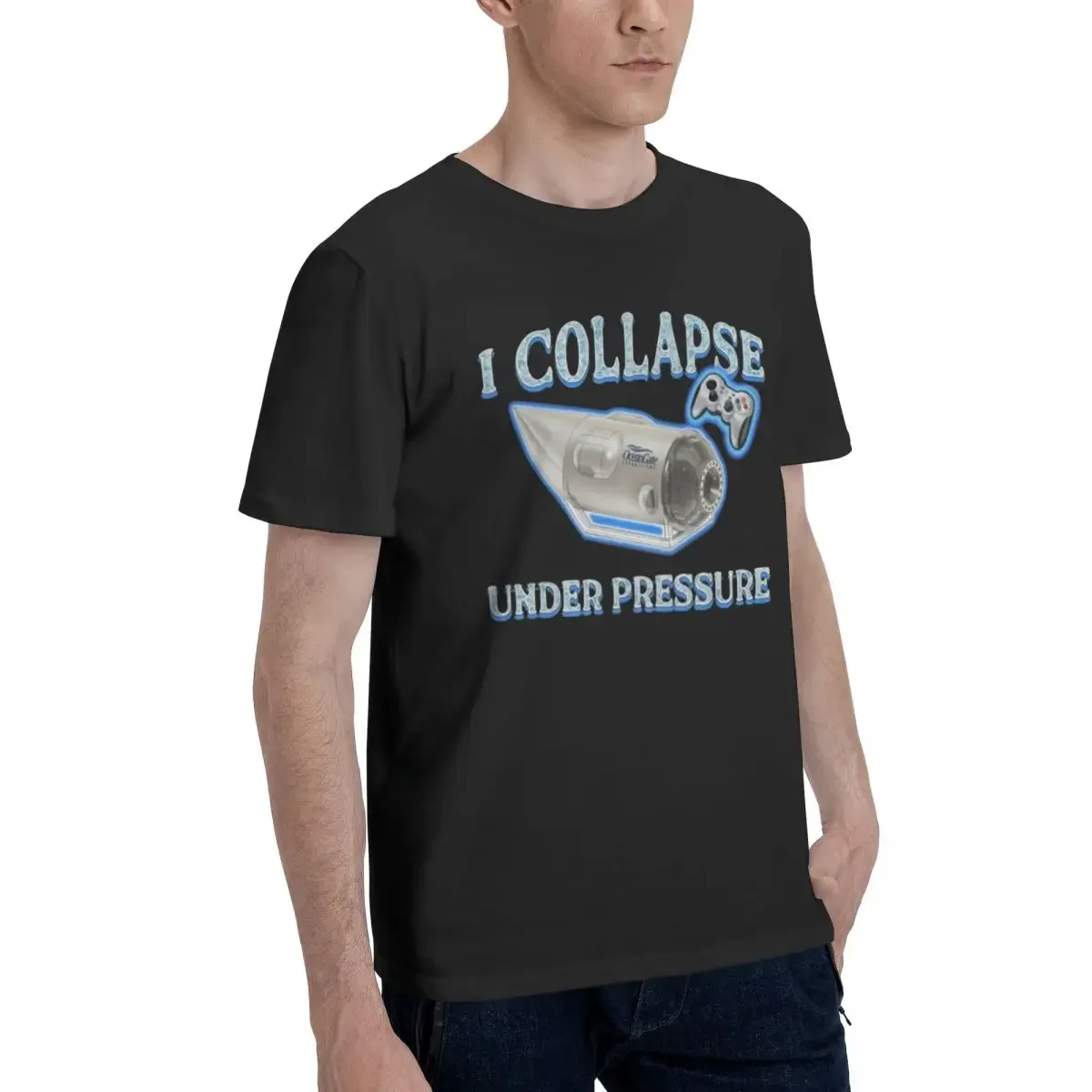 I Collapse Under Pressure T Shirt Summer Mens Women T Shirt Anime Graphic T-shirts for Men Clothing Women Tees