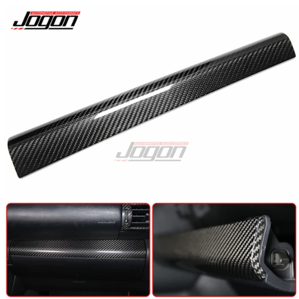 Real Dry Carbon Fiber For Lexus IS IS200 IS300 IS350 RC200 RC300 2015-2020 Car Accessories Centre Dashboard Glove Box Panel Trim