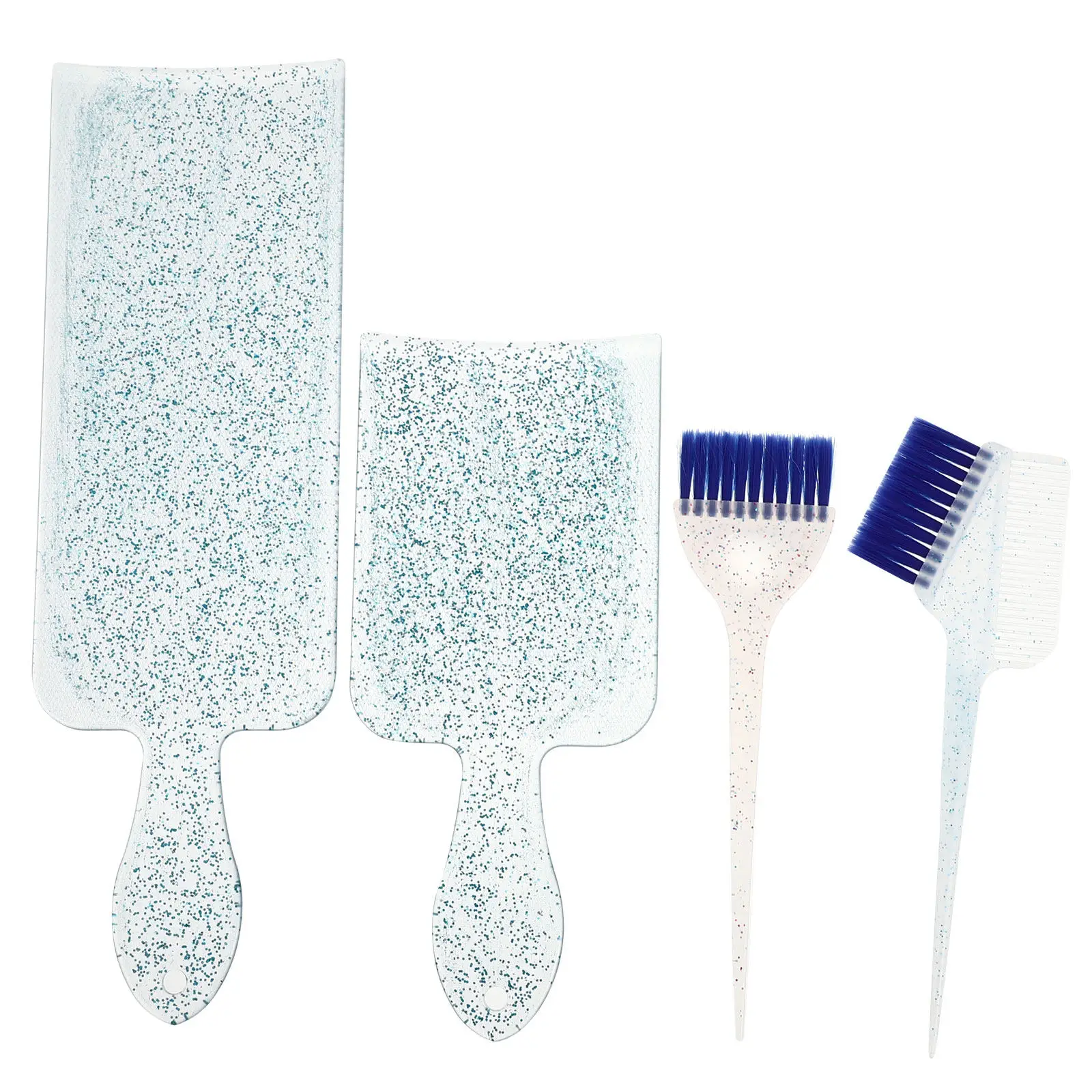 

1Set Hair Dye Board Plastic Nylon Hairdressing Coloring Tool Professional Salon Home Use Highlighting Brush Hair Color