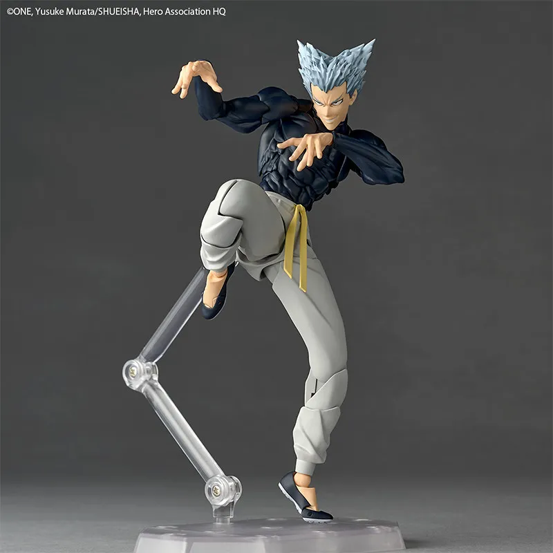 In Stock Kaiyodo Revoltech Amazing Yamaguchi One Punch Man Garou Action Figure Toy Model Gift - view 3