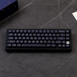 WOB Minimal Black GMK 126 Keys MOA Profile PBT Keycaps Dye Sublimation for MX Switch Gaming Mechanical Keyboard Keycap
