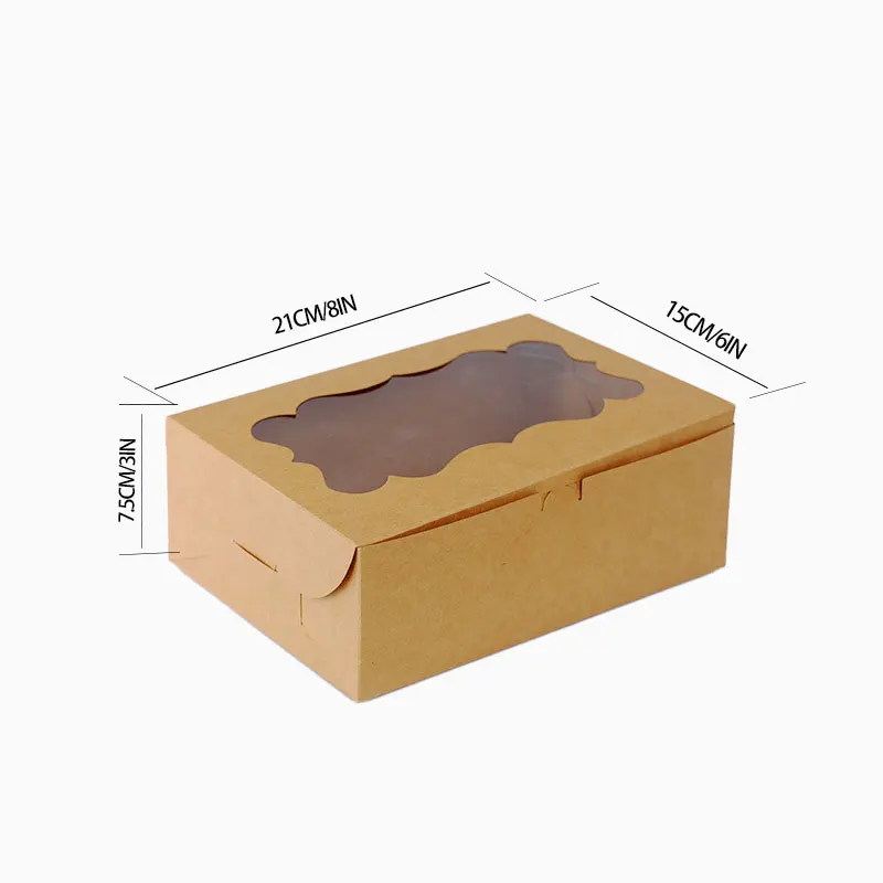 Square Cake Carriers Gift Box, 10pcs Set