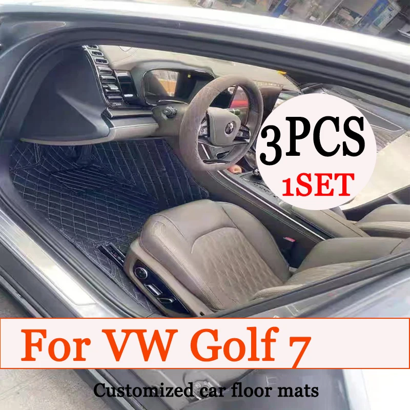 

Автомобильные коврики для VW Golf 7 7.5 GTE GTD GTI 2012 ~ 2020 Ковры Кожаные коврики Коврики Внутренние детали Автомобильные аксессуары