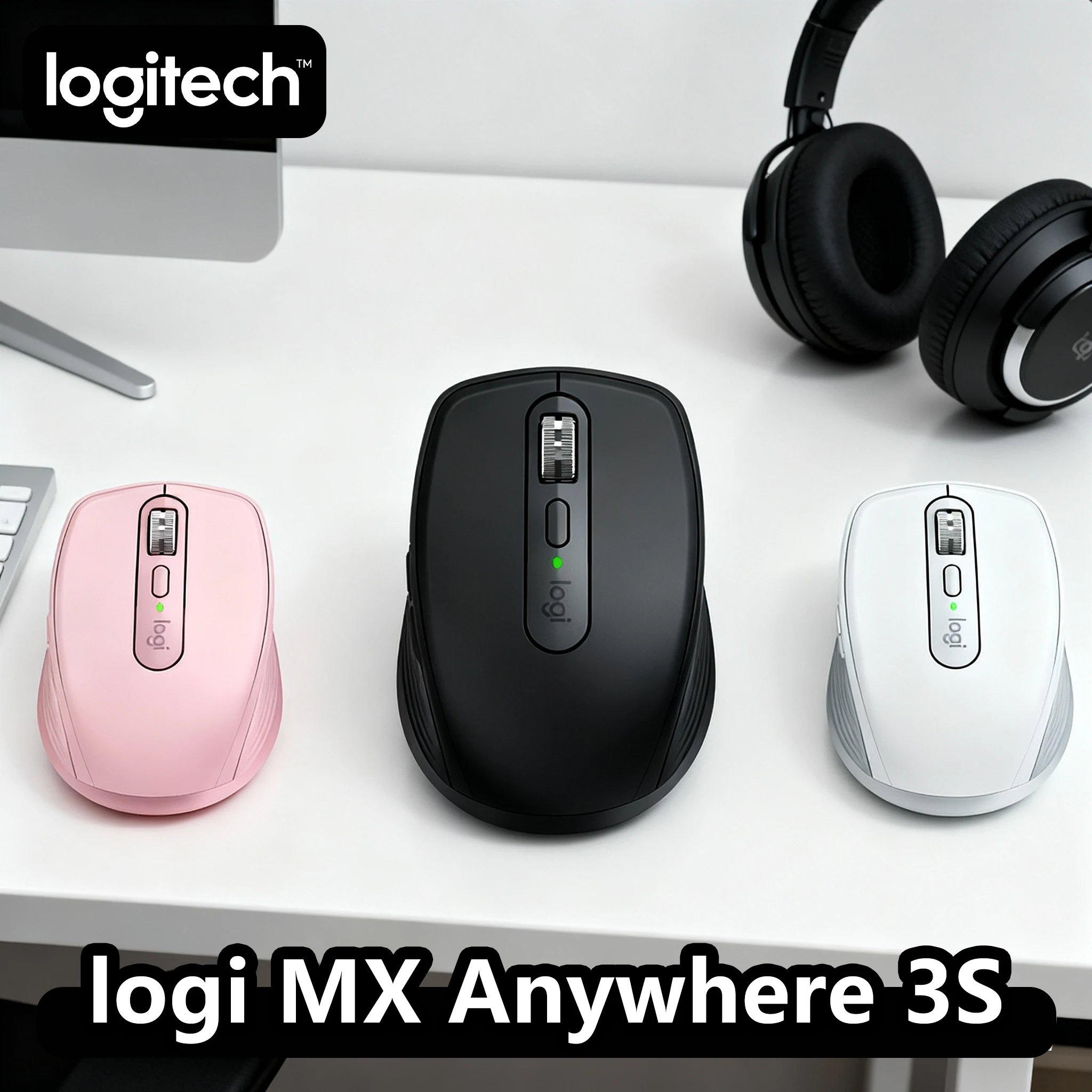 

Logitech MX Anywhere 3S: Precise line by line/fast dual scroll mode, balancing details and efficiency