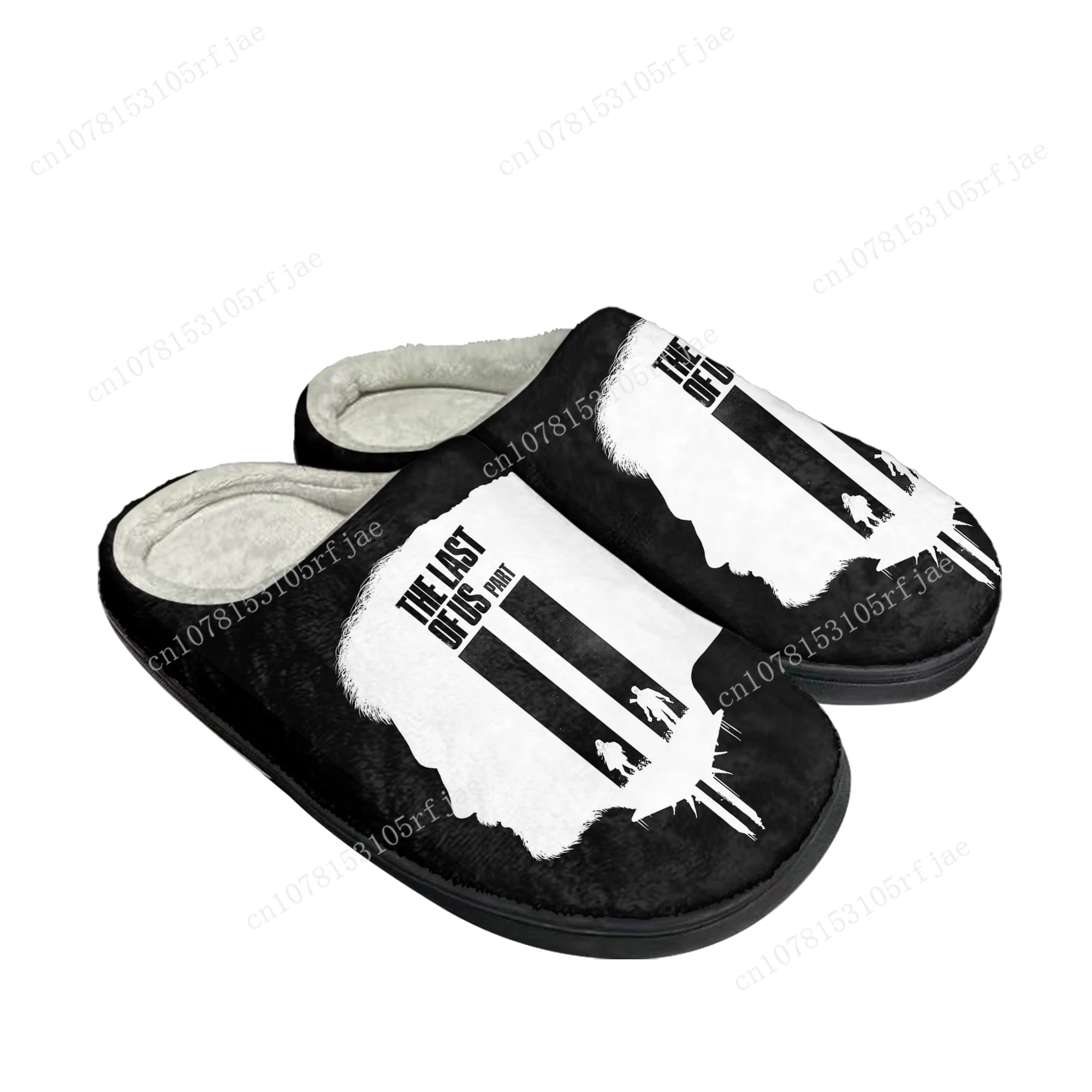 The Last of US Part II Home Cotton Slippers Cartoon Game Mens Womens Plush Bedroom Casual Keep Warm Shoes Tailor Made Slipper