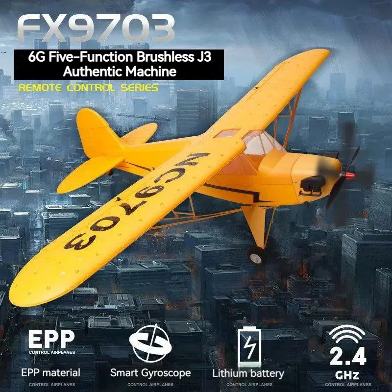 

Новый радиоуправляемый самолет Fx9703, 5 каналов, 680 мм, крылья J3, планер с фиксированным крылом, большой истребитель, самолет с дистанционным управлением и бесщеточным двигателем, игрушка в подарок