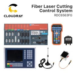 Cloudray Original Fiber Laser Controller Ruida RDC6563FG Auto-calibration Three Axis Control for 1064nm Fiber Cutting Machine