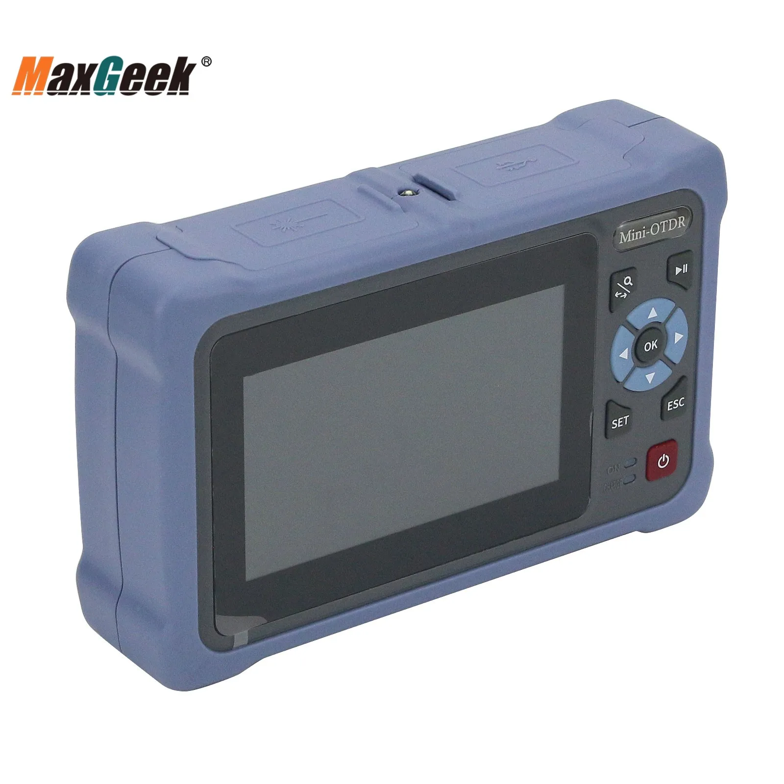 Maxgeek OTDR-4000D Mini-Máy OTDR 100KM Quang Miền Thời Gian Khúc Xạ Kế 1310NM/1550NM 26DB/24DB Với Màn Hình Cảm Ứng