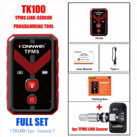 KONNWEI TK100 Универсальный программатор датчиков TPMS для систем контроля давления в шинах