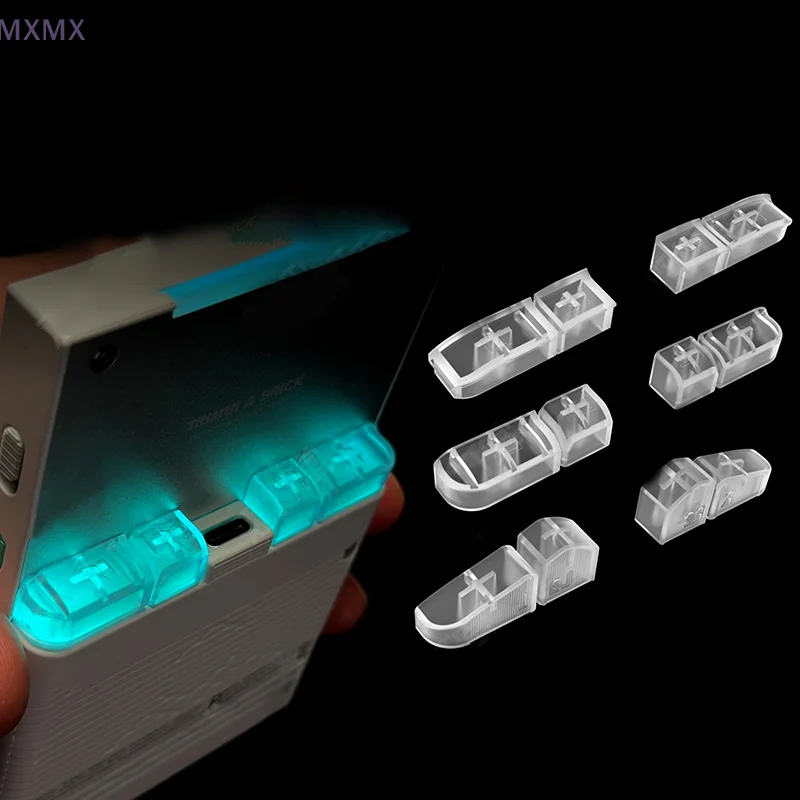 

1Set For TRIMUI BRICK Transparent Back Keycaps Set Replacement Back Keycaps Translucent Keycaps Combo Set Game Accessories