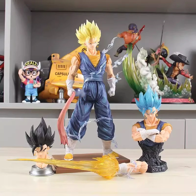 

Dragon Ball Anime Figurine LK Bejita GK Super Saiyan 2D Table Decoration Model Collectible Toy Gift for Fans