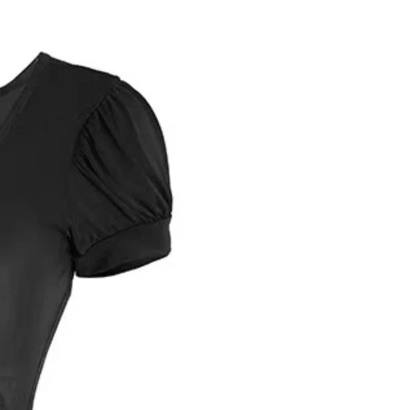 

Sexy Women's Lingerie Camisole Bodysuit With Cutout Crotchless Design And Thong Low-cut Lingerie Set