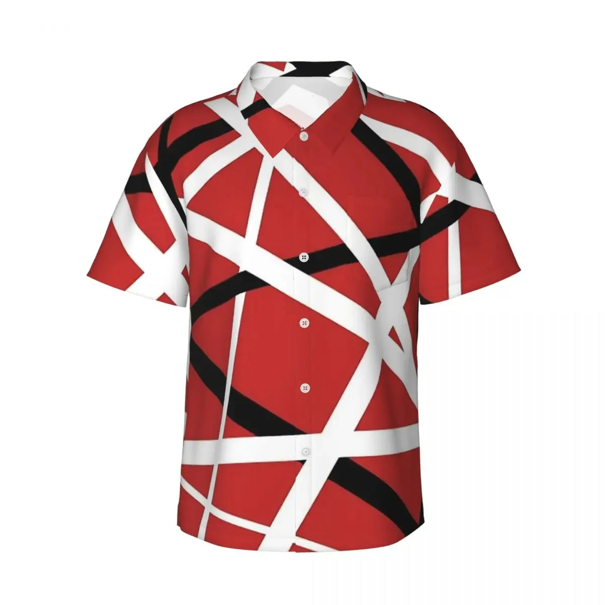 

Рок-группа Van Hale Line Гавайская рубашка Мужские рубашки с 3D принтом Мужская/Женская модная пляжная рубашка с коротким рукавом Блузка унисекс Camisa Large