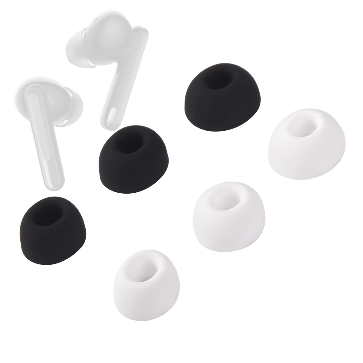 6Pcs Silicone Ear Tips for OPPO Enco Free 2 2i Eartips for OPPO Enco X W51 TWS Wireless Noise Reduction Tips Oval Mouth Earplugs