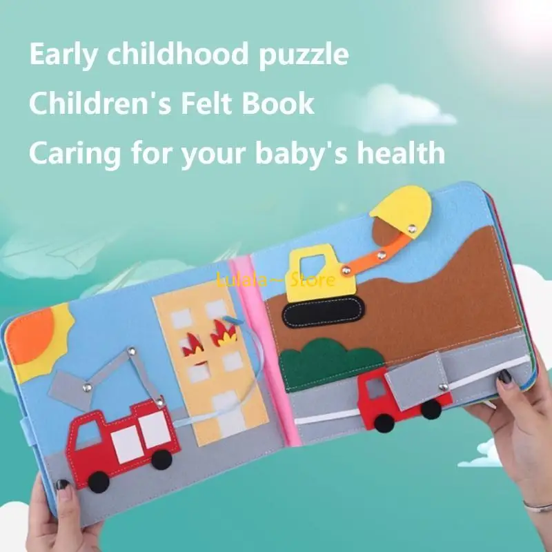 Y4QA Phim Hoạt Hình Sách Vải Học Đồ Chơi Mềm Sách Truyện Tương Tác Ủng Hộ Trẻ Sơ Sinh