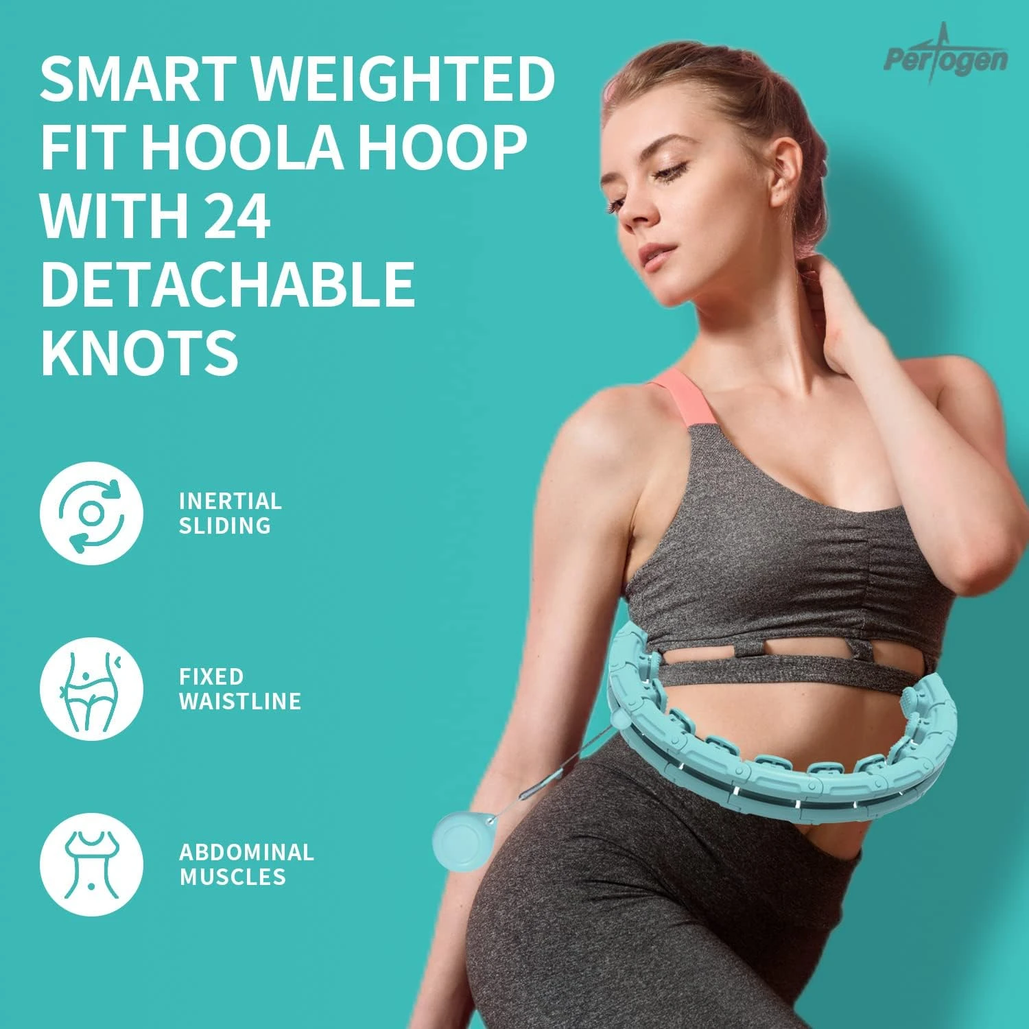 Achieve Highly Effective Toning with the Ultimate Innovation in Adult Fitness Gear  High-quality Weighted Hoola Hoop. The Superi