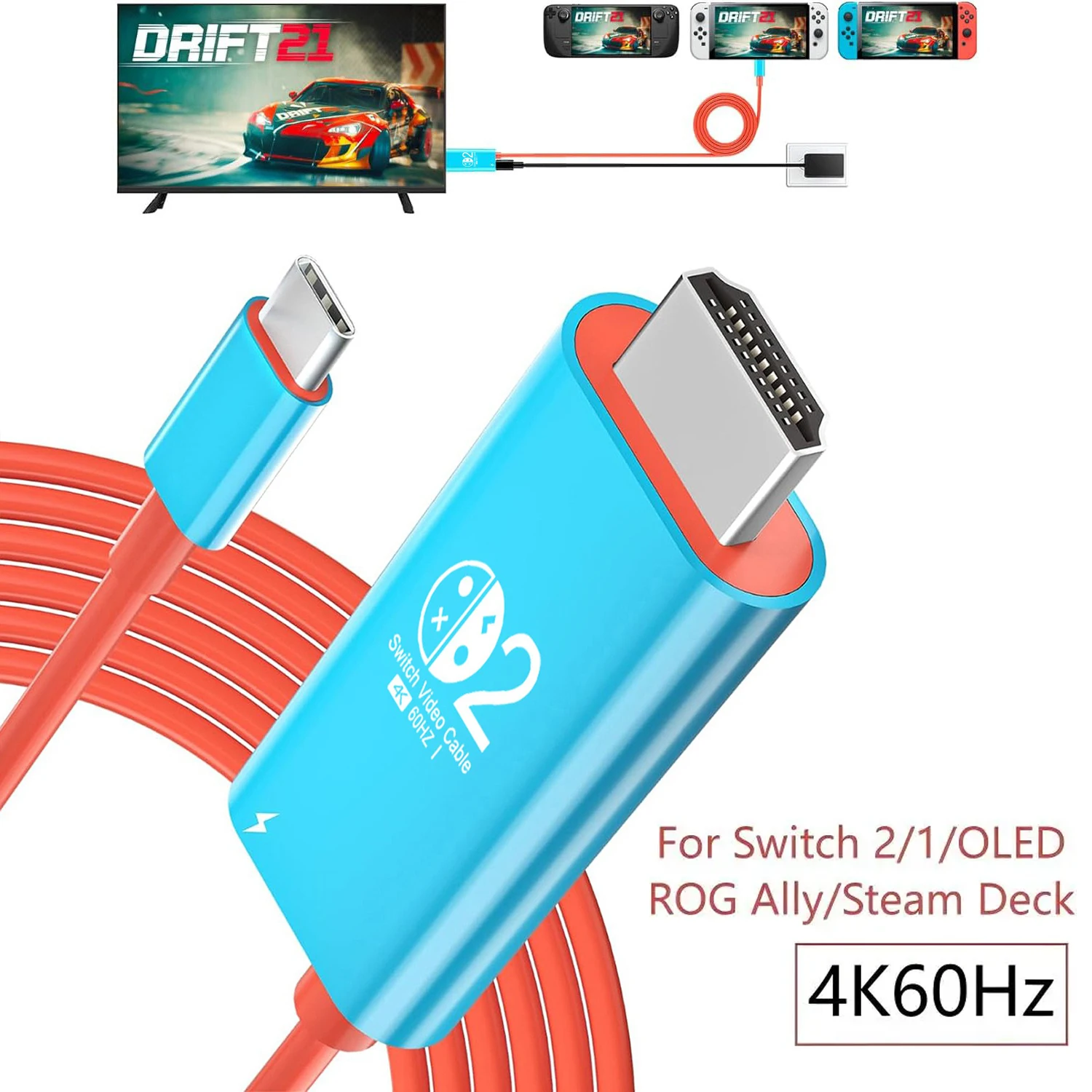 Home Cinema Usb - Kabel HDMI 2M 4K 60Hz Switch