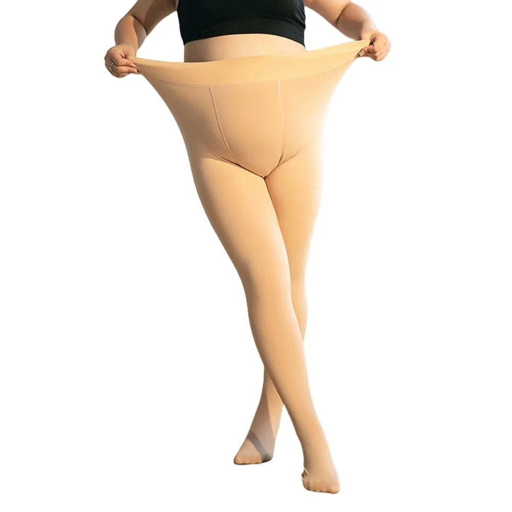 

Winter Tights High Waist Pantyhose Solid Color Warm Plus Size Pantyhose High Elastic Female Stockings Thermal Pantyhose Winter