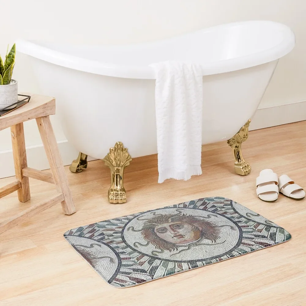 

Ancient Greek mosaic Medusa Bath Mat Rugs Living Room Mats In The Bathroom Home Entrances Mat