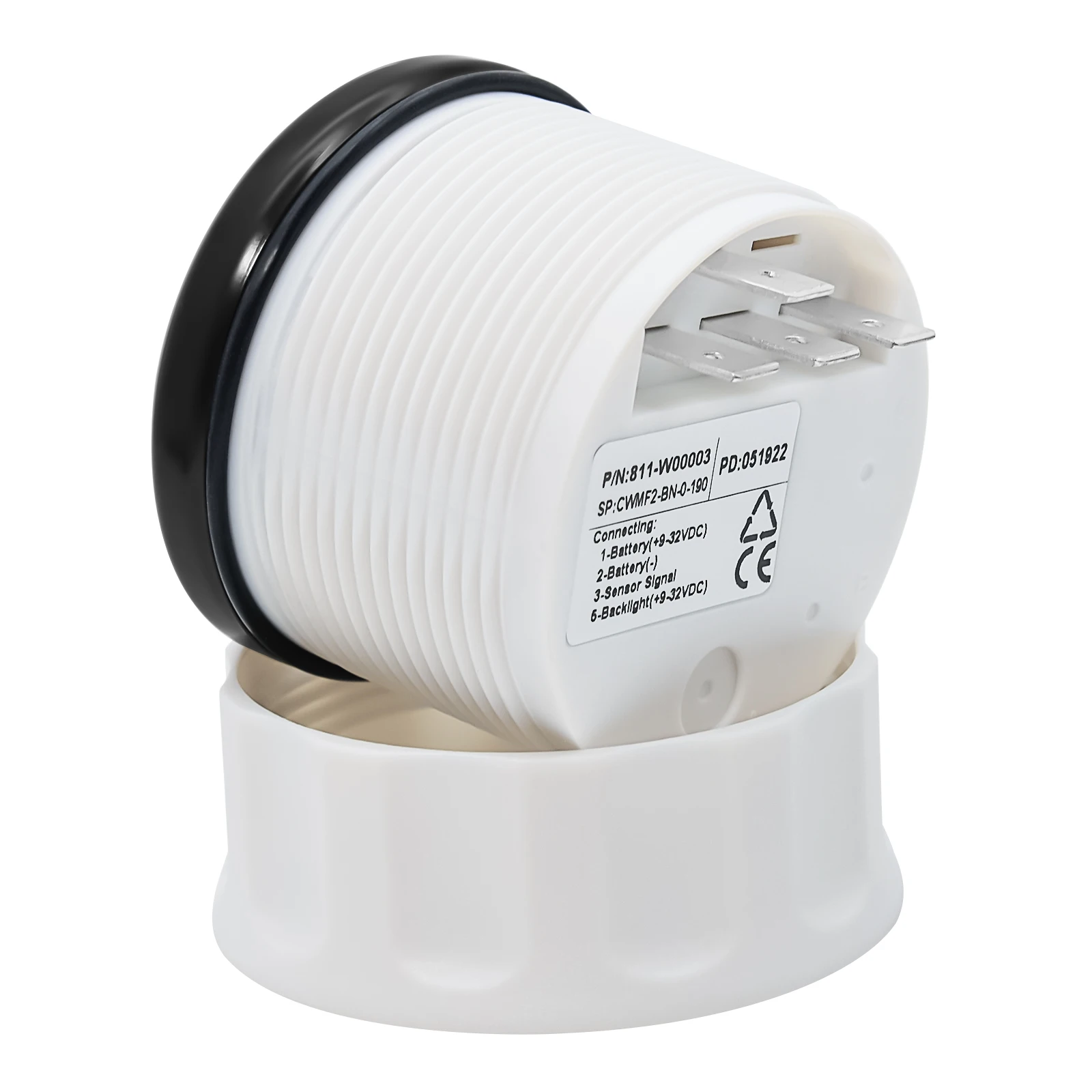 52mm Kraftstoffs tand anzeige rote Hintergrund beleuchtung Zeiger Öltank zähler Auto Marine Boot Auto 12V 24V mit Sensoren Kraftstoff tank Füllstand anzeige verwendet – Detail 8