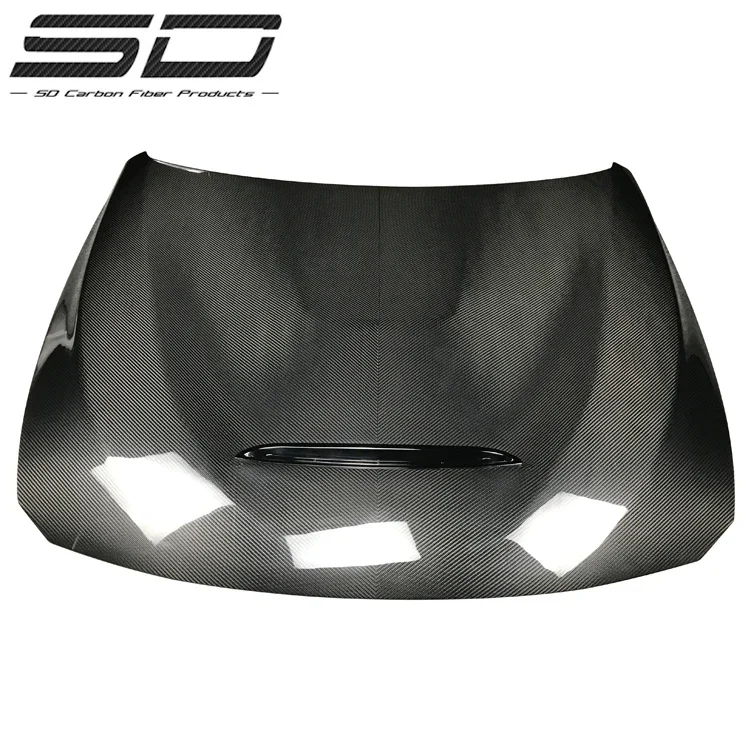 GTS Type Full Dry Carbon Fiber Engine Hood Car Front Bonnet For M3 F80 M4 F82