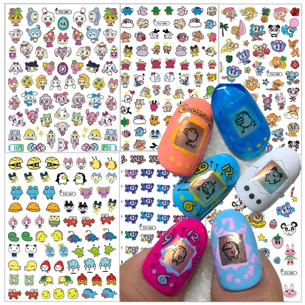 

TSC-489-083 たまごっち；tamagotchi,Anime 3d Nail Art Stickers Nail Stickers