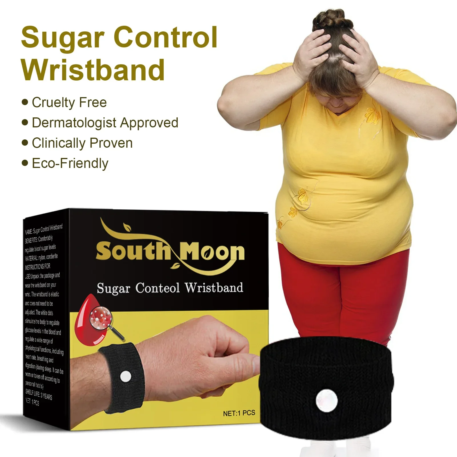 Sugar Control Wristband Tendon Sheath Health Care Cure Blood Glucose Balance Diabetes Treatment Accessories Personal Health Care