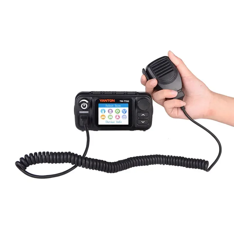 

Professional Network Sim Card 4G LTE Vehicle Mobile Walkie Talkie Car Radio POC Two Way Radio Transceiver TM-7700