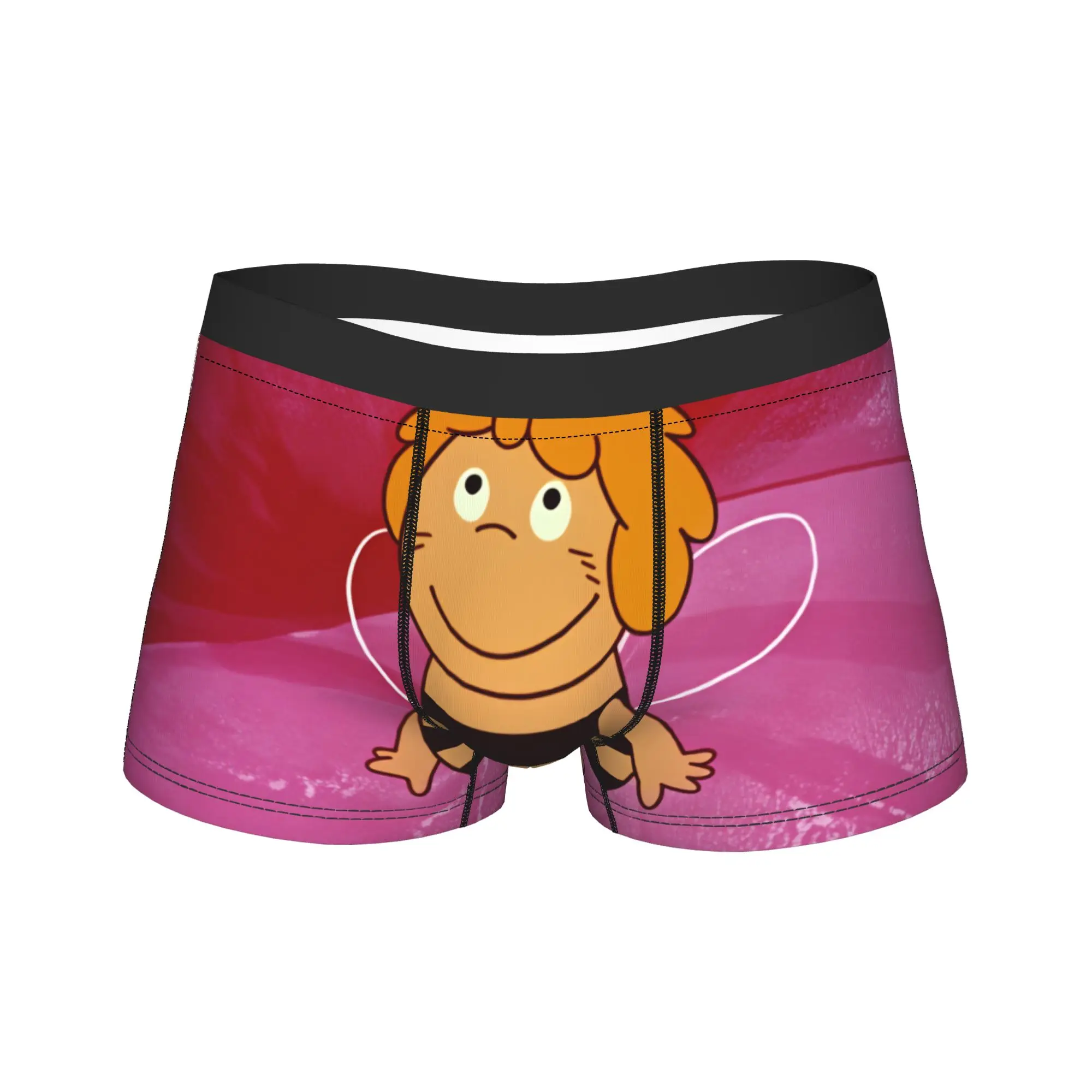 

Мужские трусы-боксеры M-Maya the B-Bee с принтом, качественные, с мягкой подкладкой, сексуальные, больших размеров