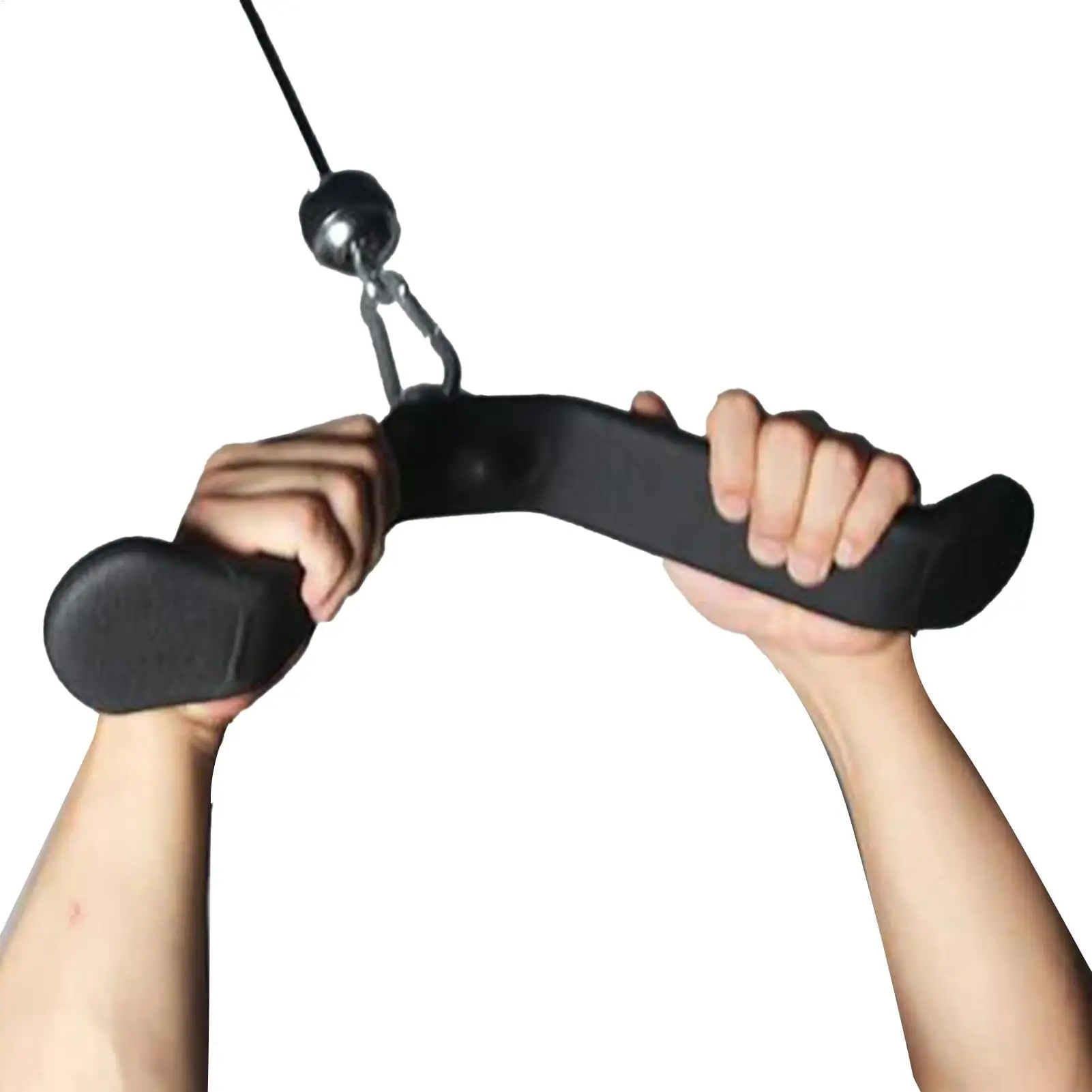 

Triceps Barbell Strength Fitness Attachment Heavy-Duty Triceps Lower Pull Rod For Fitness Home Strength Training Outdoor Workout
