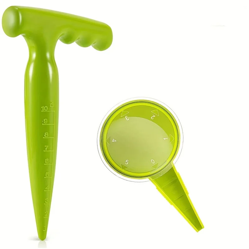 

12pcs Adjustable Garden Seed Dispenser Hand Tool Set, Green with 5 Dial Settings - Easy Seed Sowing for Flowers & Vegetables12